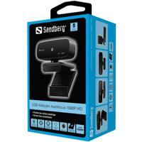 Sandberg 134-14 webcam 2 MP 1920 x 1080 Pixels USB 2.0 Zwart - thumbnail