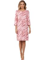 Duurzaam nachthemd roze zebra - thumbnail