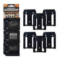 Stealthmounts Batterijhouders Stanley/Black&Decker/Porter Kabel | Zwart | 6 stuks - BM-SBP-BLK-6 - thumbnail