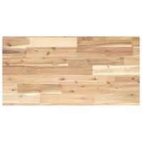 Wastafelblad 100x40x2 cm onbehandeld massief acaciahout - thumbnail