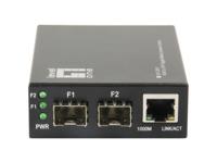 LevelOne GVT-2011 1000Mbit/s Grijs netwerk media converter - thumbnail