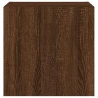 Tv-wandmeubel met LED-verlichting 40,5x35x40 cm bruineikenkleur - thumbnail