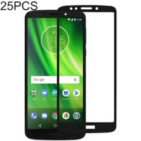25 stuks volledige lijm volledige cover Screen Protector gehard glas film voor Motorola Moto G6 Play - thumbnail