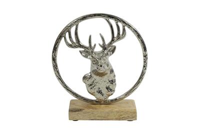 Ornament hertenhoofd Ate M zilver Countryfield - Countryfield