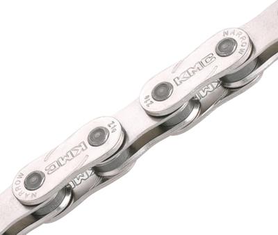 Km C z1-ehx fietsketting smal 1/2x3/32 112 schakels zilver