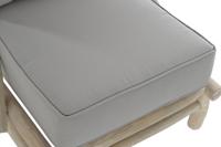 Armstoel DKD Home Decor Natuurlijk Lichtgrijs Teakboom 82 x 80 x 73 cm - thumbnail