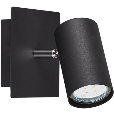 Mat Zwarte Vierkante LED Wandspot - GU10 Fitting - Aluminium