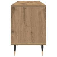 TV-kast artisanaal eikenkleurig 150 x 30 x 44.5 cm Bewerkt hout - thumbnail