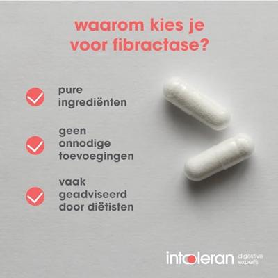 Intoleran Fibractase 1200 Capsules