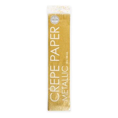 Globos Metallic crepepapier goud, 50x150cm