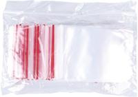 OFFICE products gripsealzakje, transparant, pak van 100 stuks, 60 x 80 mm - thumbnail