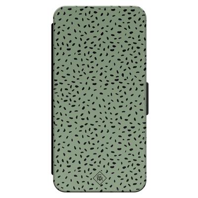 iPhone 16 flipcase - Green confetti iPhone 16 flipcase - Green confetti