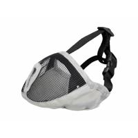 TRIXIE MUILKORF VOOR RASSEN MET PLATTE NEUS POLYESTER GRIJS S 31 CM 2 ST - thumbnail