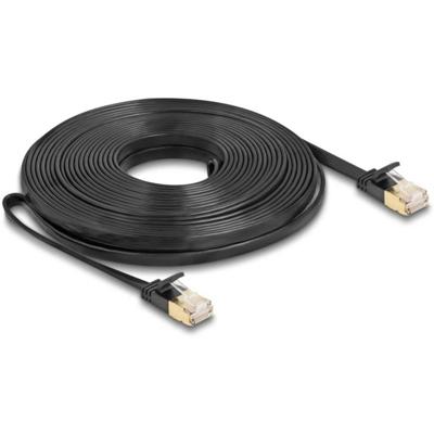 Delock 80350 RJ45 Netwerkkabel, patchkabel CAT 7 U/FTP 10.00 m Zwart 1 stuk(s)