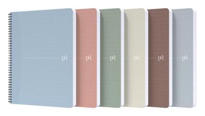 Spiraalblk oxf my rec up a4 lijn 180pag 80gr ass | 5 stuks