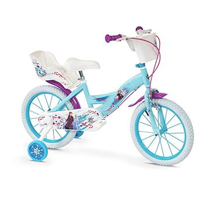 Kinderfiets Frozen 16" Blauw