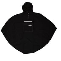 The Peoples Poncho 3.0 - Zwart - thumbnail