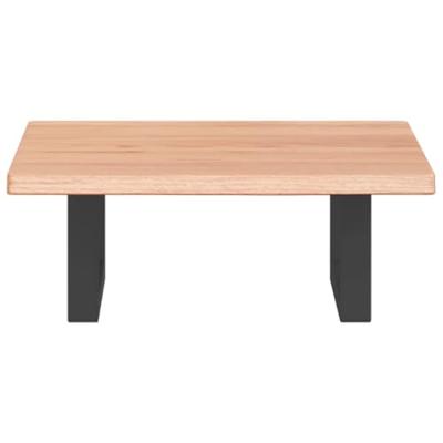 Badkamer wandschap staal en massief eikenhout