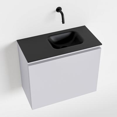 MONDIAZ OLAN 60cm toiletmeubel cale. LEX wastafel urban rechts geen kraangat