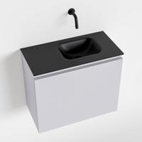 MONDIAZ OLAN 60cm toiletmeubel cale. LEX wastafel urban rechts geen kraangat - thumbnail