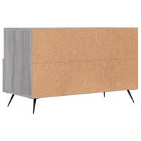 Tv-meubel 80x36x50 cm bewerkt hout grijs sonoma eikenkleurig - thumbnail