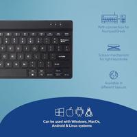 R-GO Tools Compact Break Toetsenbord Bluetooth QWERTY, US-Engels Zwart Ergonomisch - thumbnail