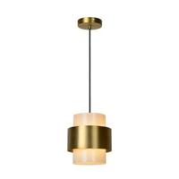 Lucide FIRMIN - Hanglamp - Ø 20 cm - 1xE27 - Mat Goud / Messing - thumbnail