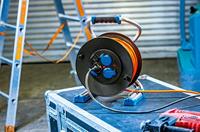 AS Schwabe 23623 Kabelhaspel 40.00 m Oranje Randaarde stekker - thumbnail