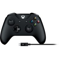 Microsoft Xbox One Draadloze controller + kabel voor Windows zwart - 0889842121971 - thumbnail