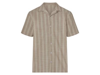 esmara Men Heren overhemd (Beige, L) esmara Men Heren overhemd (Beige, L)