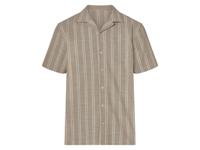 esmara Men Heren overhemd (Beige, L) - thumbnail