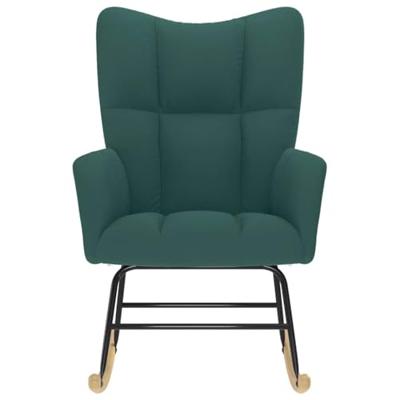 Schommelstoel stof donkergroen Schommelstoel stof donkergroen