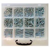 Bofix 214691 doos assortiment 12 vaks inbusbouten verzinkt - thumbnail