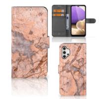 Samsung Galaxy A32 4G | Bookcase | Marmer Oranje - thumbnail