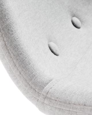 Kave Home Barkruk 'Nolite' (zithoogte 75cm), kleur lichtgrijs