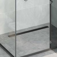 Doucheafvoer 2-in-1 met 360° Sifon Zwart 90 cm - thumbnail