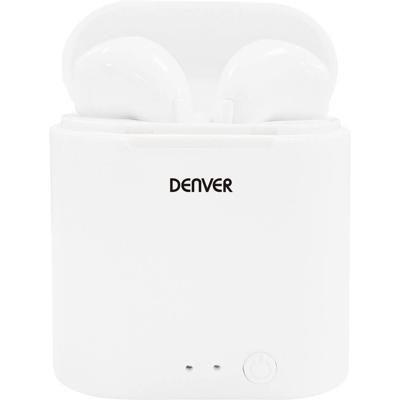 Denver TWE-36 In Ear oordopjes Bluetooth Stereo Wit Oplaadbox