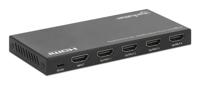 Manhattan 208369 HDMI-splitter Met status-LEDs, Ultra HD-geschikt 3840 x 2160 Pixel Zwart - thumbnail