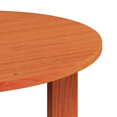 Salontafel 3 pcs Wasbruin Massief grenenhout