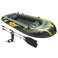 Intex seahawk 4 set - vierpersoons opblaasboot - thumbnail