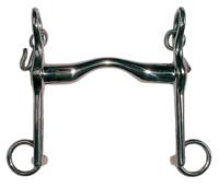 Harrys Horse rvs 18 mm dressuurstang grijs maat:12,5 - thumbnail