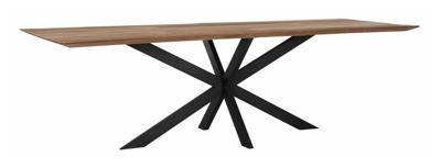 DTP Home Eettafel 'Curves' Teakhout, 260 x 100cm, kleur Naturel DTP Home Eettafel 'Curves' Teakhout, 260 x 100cm, kleur Naturel