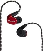 Pioneer SE-CH5T (R) Hi-Res Audio In-Ear hoofdtelefoon (over-the-ear-kabel, verloopvrij, gevlochten ontwerp, bedieningselement, microfoon, oproepnamefunctie, voor iPhone, Android smartphones), rood - thumbnail