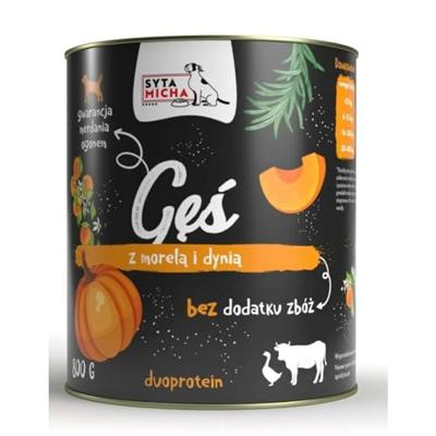 SYTA MICHA Goose with apricots and pumpkin - nat hondenvoer - 800g