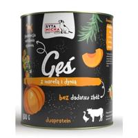 SYTA MICHA Goose with apricots and pumpkin - nat hondenvoer - 800g - thumbnail