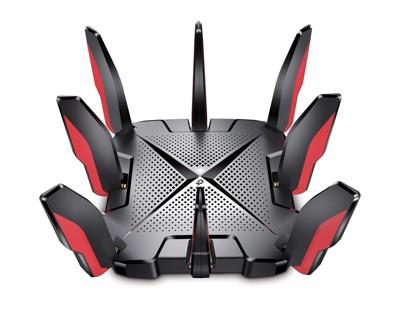 TP-Link AX6600 Tri-Band Wi-Fi 6 Gaming Router with 4* Gigabit Ports+1 * 2.5 Gbps port, WiFi Speed up to 6600Mbps, 2 USB Ports, Quad-Core CPU, Ideal for Gaming Xbox/PS4/Steam & 4K (Archer GX90)