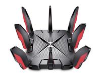 TP-Link AX6600 Tri-Band Wi-Fi 6 Gaming Router with 4* Gigabit Ports+1 * 2.5 Gbps port, WiFi Speed up to 6600Mbps, 2 USB Ports, Quad-Core CPU, Ideal for Gaming Xbox/PS4/Steam & 4K (Archer GX90) - thumbnail