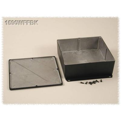Hammond Electronics 1590WFFBK Universele behuizing 187.5 x 187.5 x 67 Aluminium Zwart 1 stuk(s)