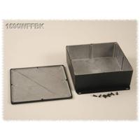 Hammond Electronics 1590WFFBK Universele behuizing 187.5 x 187.5 x 67 Aluminium Zwart 1 stuk(s) - thumbnail