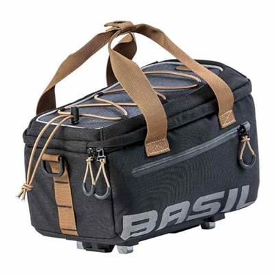 Basil miles trunkbag mik - waterdichte bagagedragertas - 7l - zwart